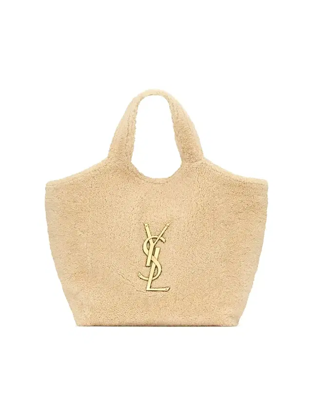 Women's Icare Tote Bag in Shearling - Naturale