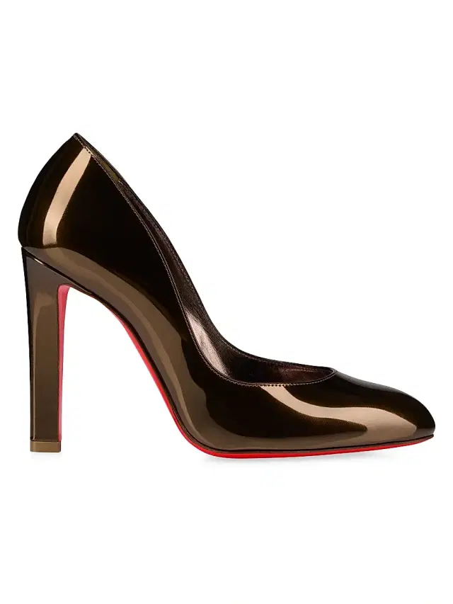 Women's Fannylove 100MM Laminated Leather Pumps - Bronzo