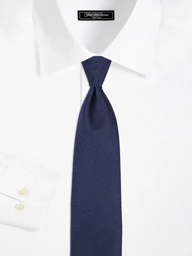 Canali Men's Neat Geometric Silk Tie | Thumbnail 2 Canali Men's Neat Geometric Silk Tie | Thumbnail 2
