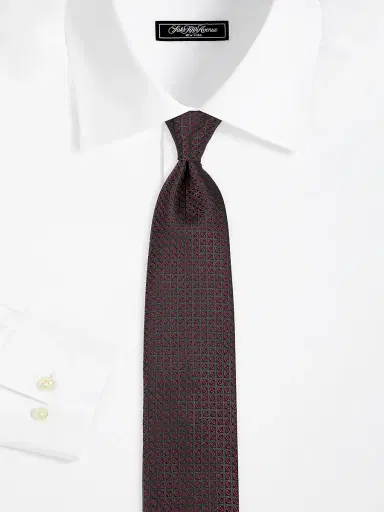 Canali Men's Neat Silk Tie | Thumbnail 2
