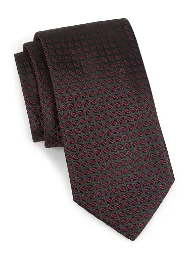 Canali Men's Neat Silk Tie | Thumbnail 1