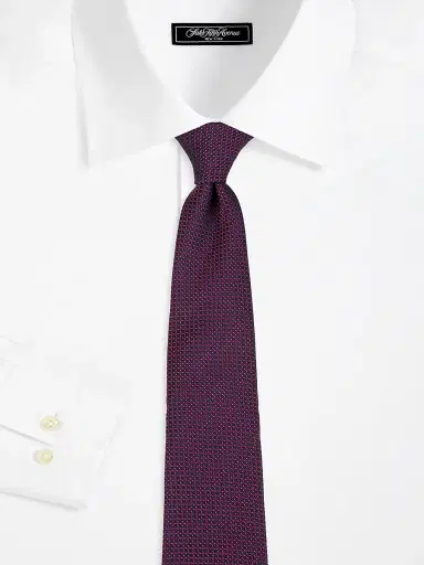 Canali Men's Neat Silk Tie | Thumbnail 2 Canali Men's Neat Silk Tie | Thumbnail 2