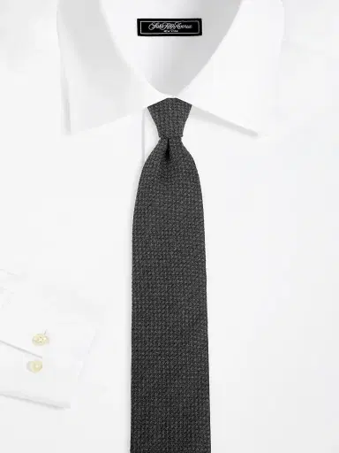 Canali Men's Textured Silk-Cashmere Tie | Thumbnail 2 Canali Men's Textured Silk-Cashmere Tie | Thumbnail 2