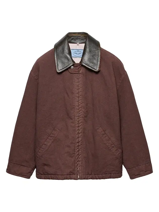 Women's Old Canvas Caban Jacket - Dark Red