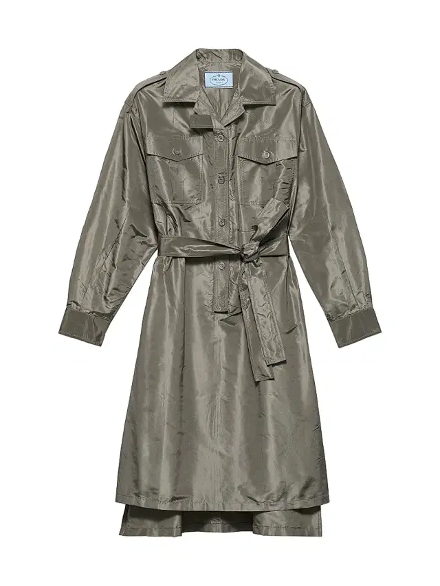 Women's Taffeta Dress - Green