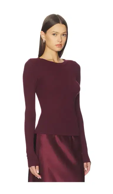 Enza Costa Silk Rib Essential Crew | Thumbnail 2 Enza Costa Silk Rib Essential Crew | Thumbnail 2