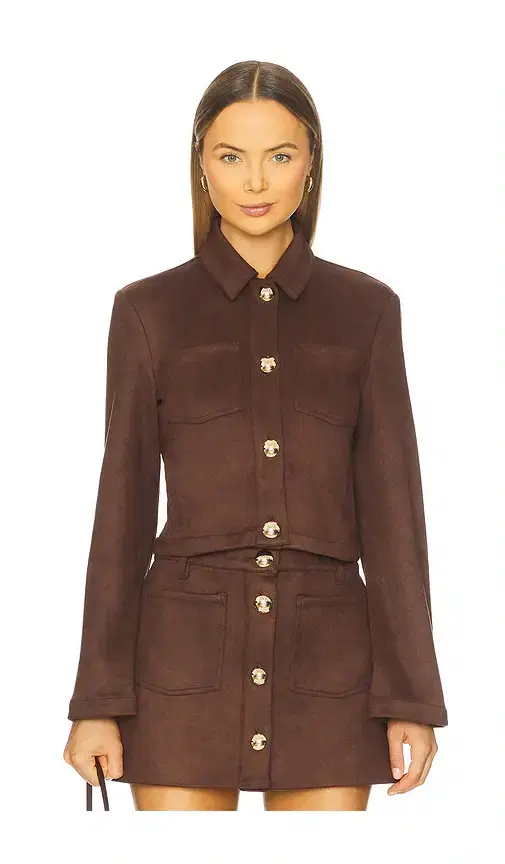 Lorenzo Faux Suede Shirt