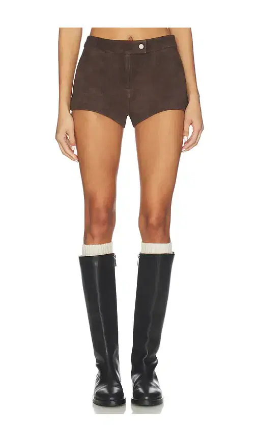 Lena Suede Mini Short