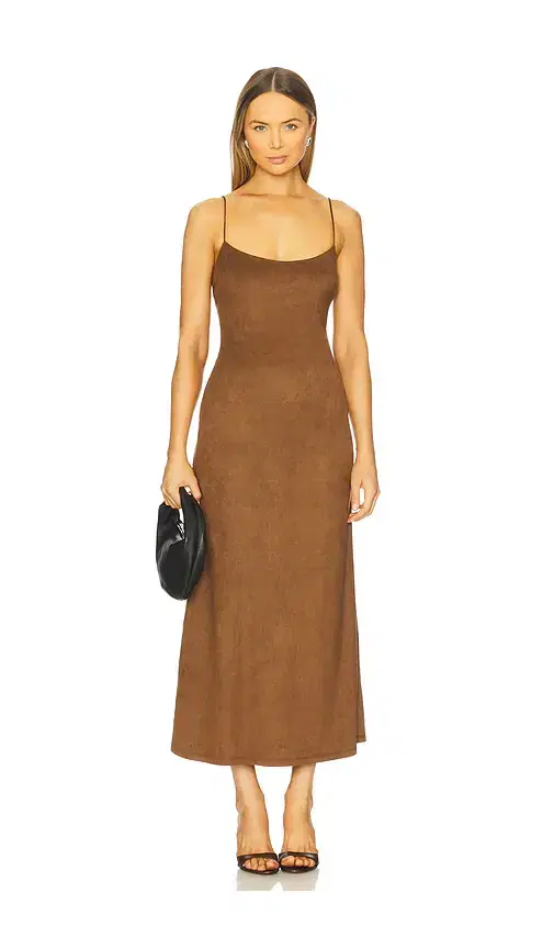 Bardot Nadira Faux Suede Dress
