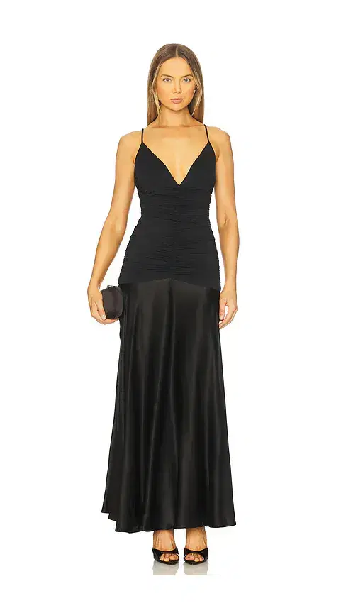 Bardot Lavanda Contrast Maxi Dress