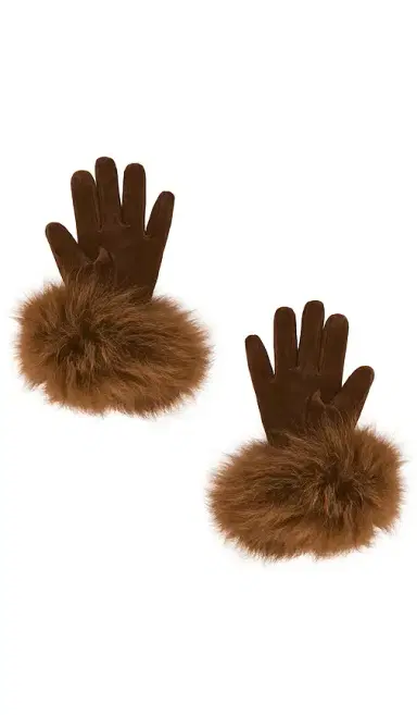 Susanna Chow Dawson Suede Gloves | Thumbnail 2
