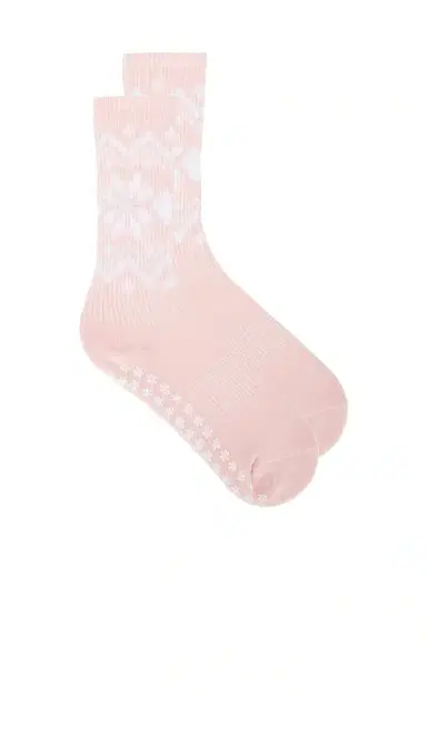 WellBeing + BeingWell WellBeing + BeingWell Fair Isle Grip Sock | Thumbnail 1 WellBeing + BeingWell WellBeing + BeingWell Fair Isle Grip Sock | Thumbnail 1