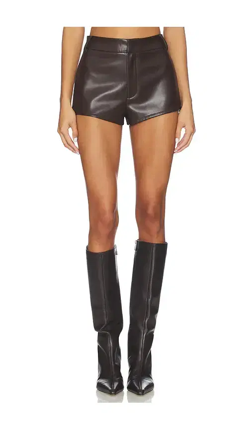 ALL THE WAYS Vandelia Faux Leather Short