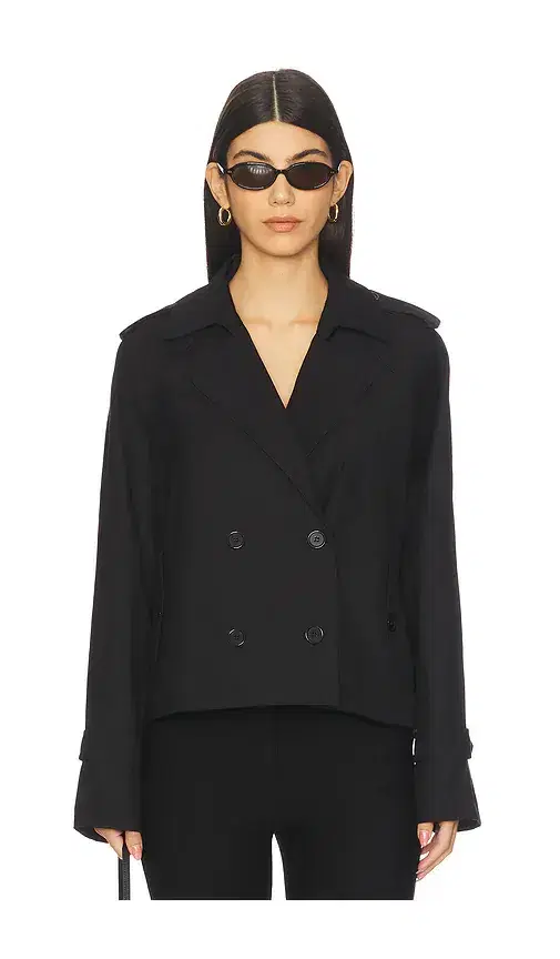 LIONESS x REVOLVE Cropped Trencherous Coat