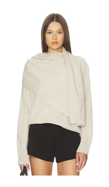 Vince Draped Crew Neck Top | Thumbnail 1