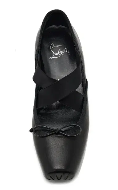 Christian Louboutin Cassiasticina Leather Ballet Flats | Thumbnail 3