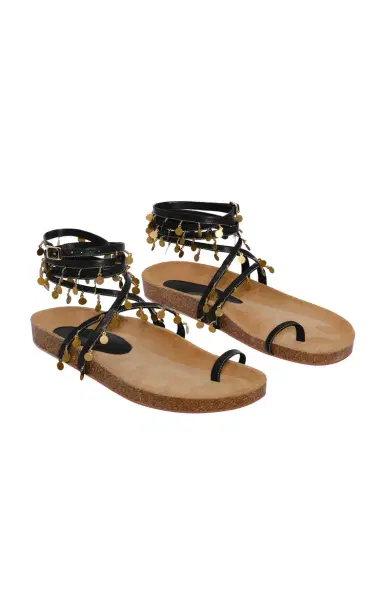 Johanna Ortiz Serenade In Swim Leather Sandals | Thumbnail 3