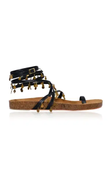 Johanna Ortiz Serenade In Swim Leather Sandals | Thumbnail 1