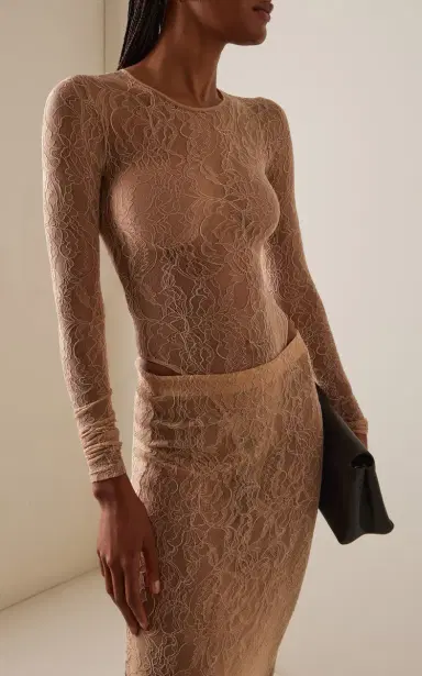 Wardrobe.NYC Lace Bodysuit | Thumbnail 2 Wardrobe.NYC Lace Bodysuit | Thumbnail 2