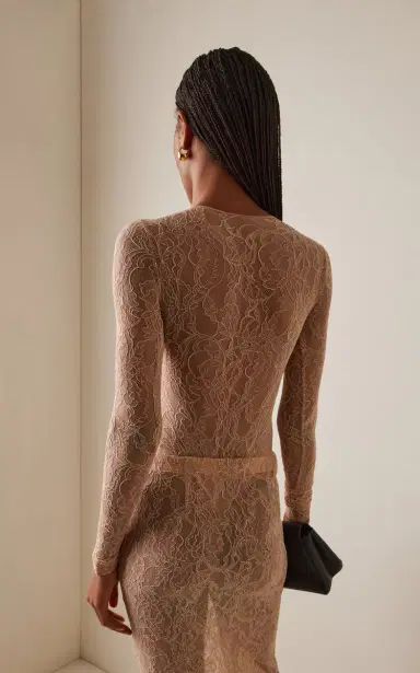 Wardrobe.NYC Lace Bodysuit | Thumbnail 4 Wardrobe.NYC Lace Bodysuit | Thumbnail 4