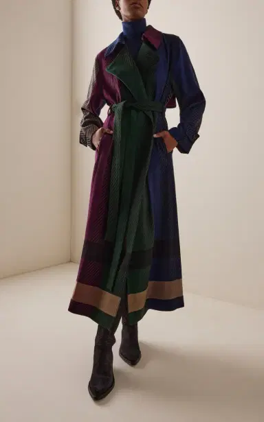Gabriela Hearst Lyra Oversized Striped Cashmere Coat | Thumbnail 2 Gabriela Hearst Lyra Oversized Striped Cashmere Coat | Thumbnail 2