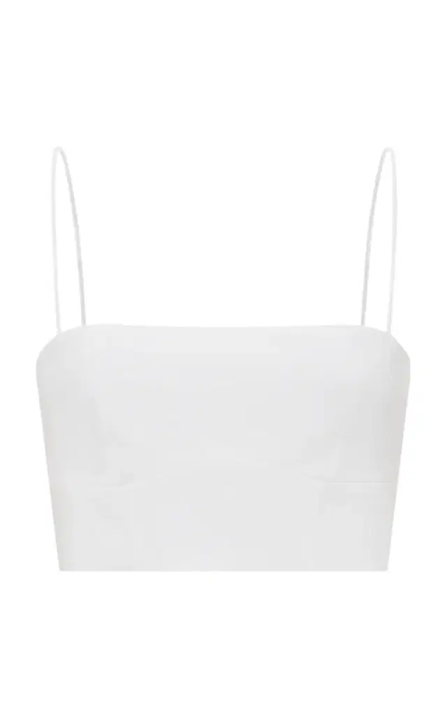 Blazie Linen Cropped Top