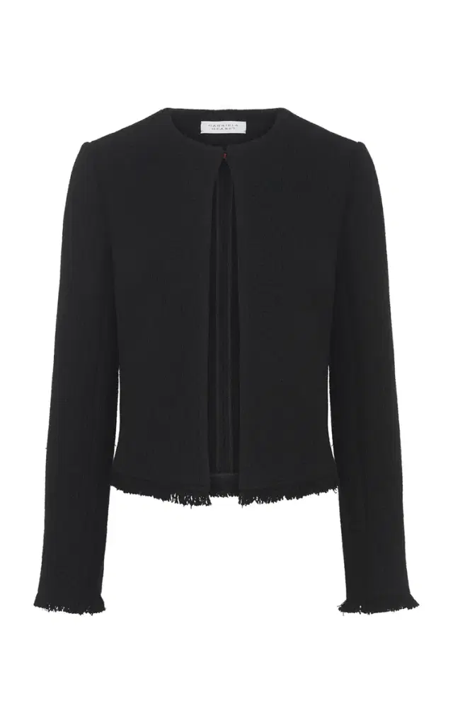 Gabriela Hearst Normand Wool-Cashmere Cropped Jacket