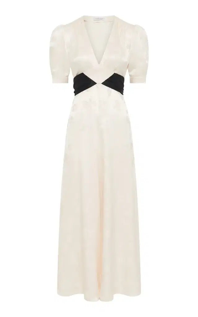 Larkin Silk Jacquard Maxi Dress