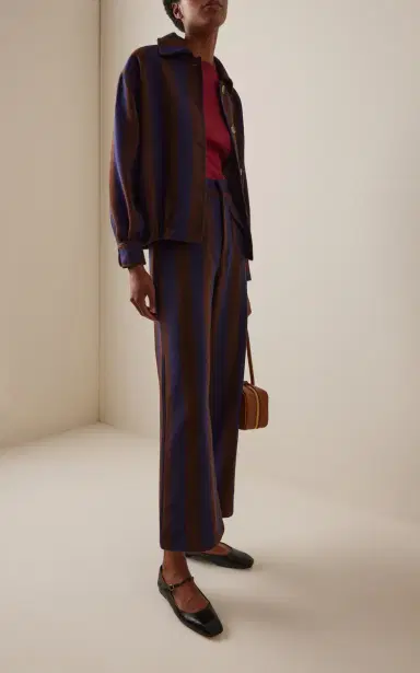 LA VESTE Striped Wool Bomber Jacket | Thumbnail 3 LA VESTE Striped Wool Bomber Jacket | Thumbnail 3