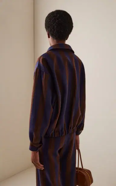 LA VESTE Striped Wool Bomber Jacket | Thumbnail 4 LA VESTE Striped Wool Bomber Jacket | Thumbnail 4
