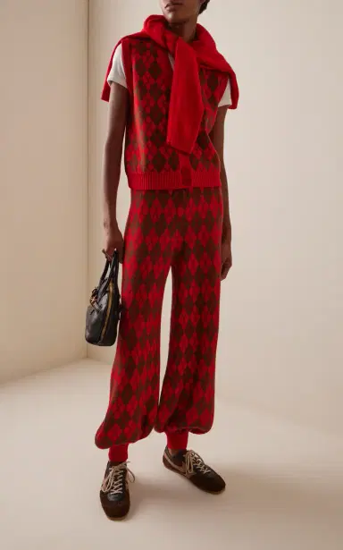 LA VESTE Arlequín Knit Wool Pants | Thumbnail 2 LA VESTE Arlequín Knit Wool Pants | Thumbnail 2