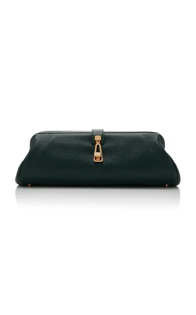 Paola Leather Clutch