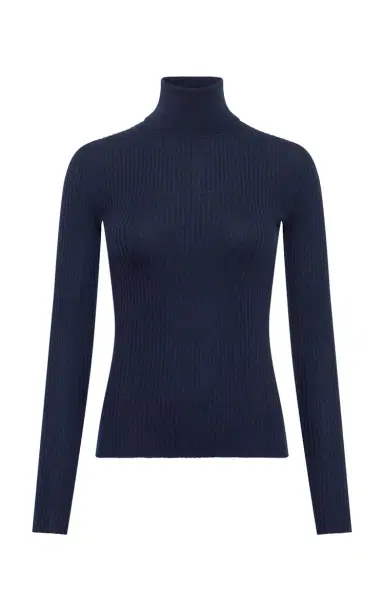 Gabriela Hearst Peppe Cashmere-Silk Turtleneck Top | Thumbnail 5