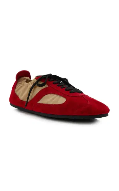 Proenza Schouler Track Suede-Trimmed Nylon Sneakers | Thumbnail 4 Proenza Schouler Track Suede-Trimmed Nylon Sneakers | Thumbnail 4