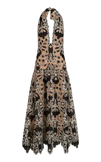 Johanna Ortiz Verso Luminoso Eyelet Maxi Halter Dress | Thumbnail 4