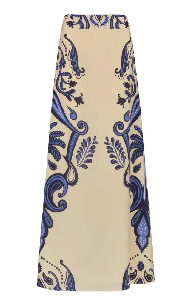 Johanna Ortiz Everywhere Silk Maxi Skirt