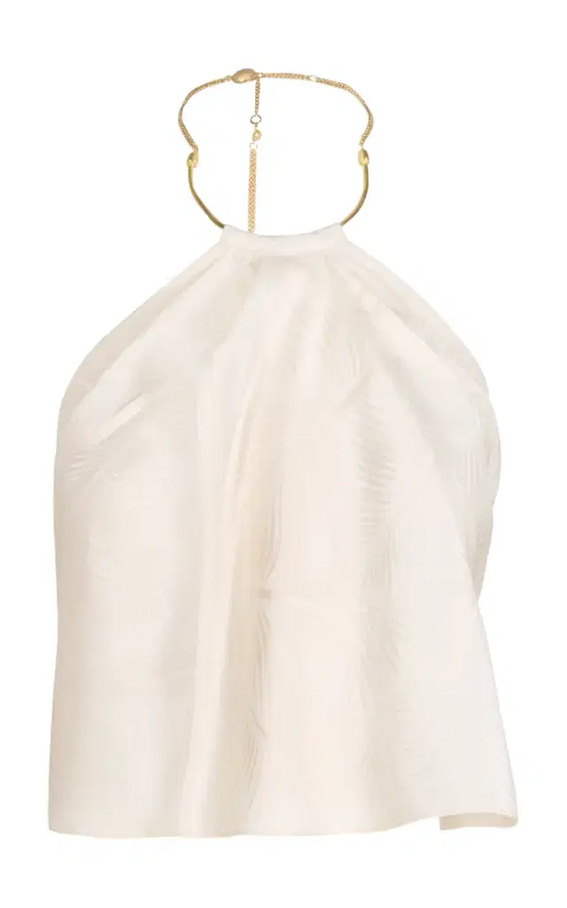 Johanna Ortiz The Root Jacquard Halter Top