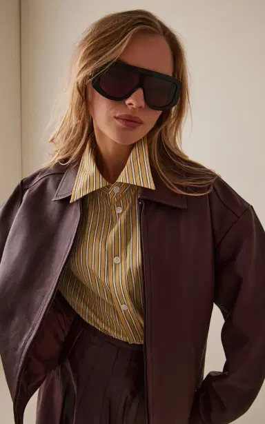 Gucci Mask-Frame Acetate Sunglasses | Thumbnail 4 Gucci Mask-Frame Acetate Sunglasses | Thumbnail 4