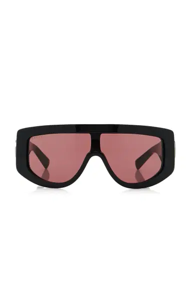 Gucci Mask-Frame Acetate Sunglasses | Thumbnail 6 Gucci Mask-Frame Acetate Sunglasses | Thumbnail 6