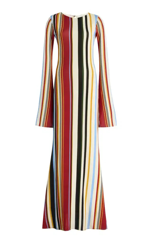 Amay Striped Jersey Maxi Dress