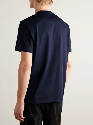 MR P. Silk and Cotton-Blend T-Shirt - Men | Thumbnail 4