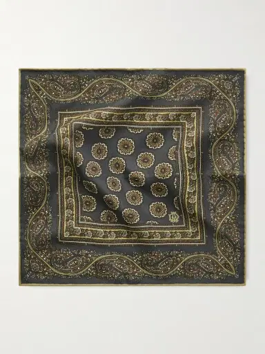 dunhill Printed Mulberry Silk-Twill Pocket Square - Men | Thumbnail 2 dunhill Printed Mulberry Silk-Twill Pocket Square - Men | Thumbnail 2