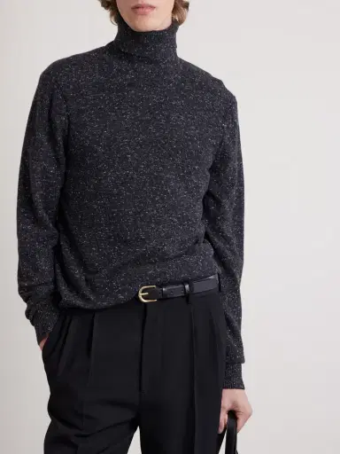 dunhill Cashmere-Blend Rollneck Sweater - Men | Thumbnail 3