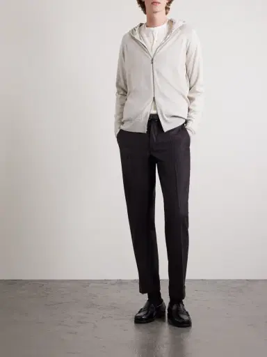 John Smedley Carty Merino Wool Zip-Up Hoodie - Men | Thumbnail 2 John Smedley Carty Merino Wool Zip-Up Hoodie - Men | Thumbnail 2