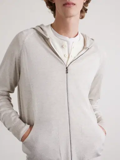 John Smedley Carty Merino Wool Zip-Up Hoodie - Men | Thumbnail 4 John Smedley Carty Merino Wool Zip-Up Hoodie - Men | Thumbnail 4