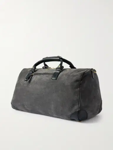 Bennett Winch Commuter Leather-Trimmed Suede Holdall - Men | Thumbnail 3 Bennett Winch Commuter Leather-Trimmed Suede Holdall - Men | Thumbnail 3