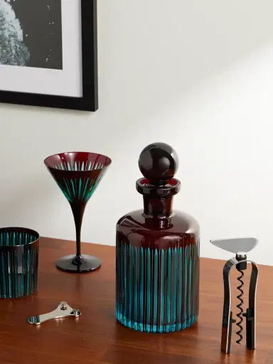 L'Objet Prism Glass Decanter - Men | Thumbnail 2