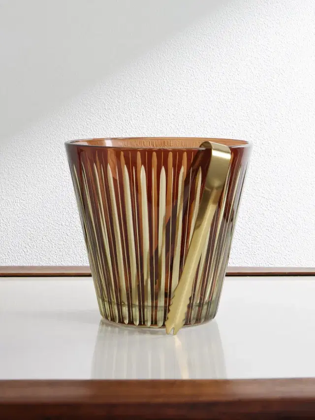 L'Objet Prism Glass and Gold-Tone Ice Bucket - Men