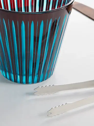 L'Objet Prism Glass and Silver-Tone Ice Bucket - Men | Thumbnail 4