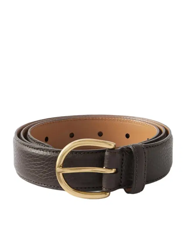 3cm Full-Grain Leather Belt - Men